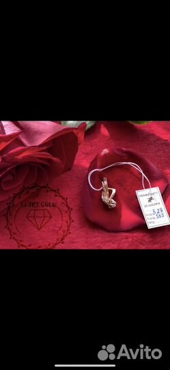 Золотые серьги с бриллиантами