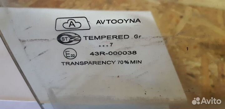 Стекло двери передней Daewoo Nexia (N100) I рестай