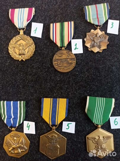 Медали США семь штук