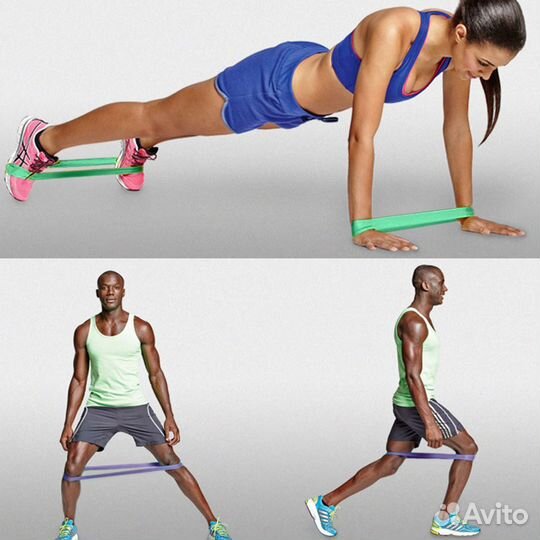Петли для занятий фитнесом Mini Bands (новые)