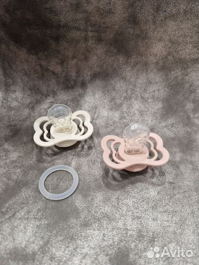 Соска-пустышка bibs Supreme Silicone Blush 0-6