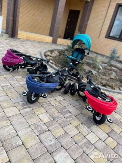 Трехколесный велосипед с ручкой