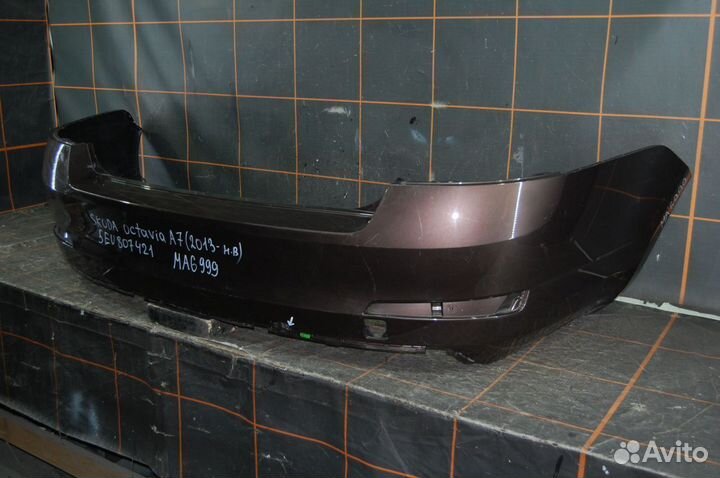 Бампер задний - Skoda Octavia A7