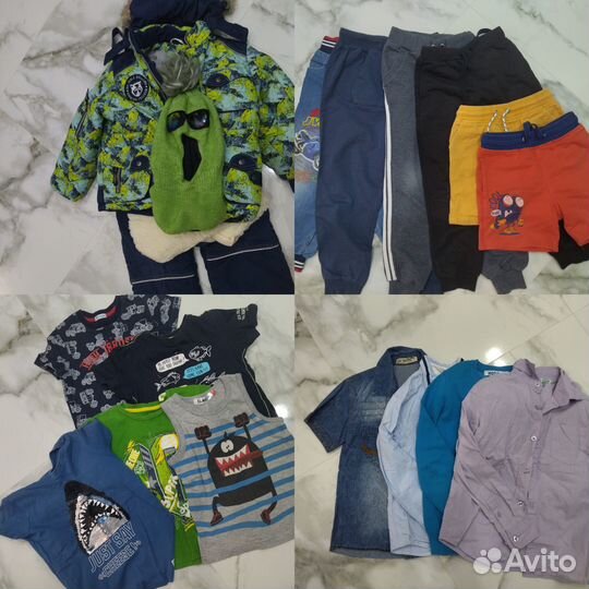 Вещи пакетом на мальчика 110-116