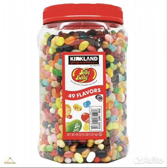 Банка Конфет Jelly Belly 49 Flavors 1.8 kg