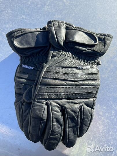 Мото перчатки кожанные Germas