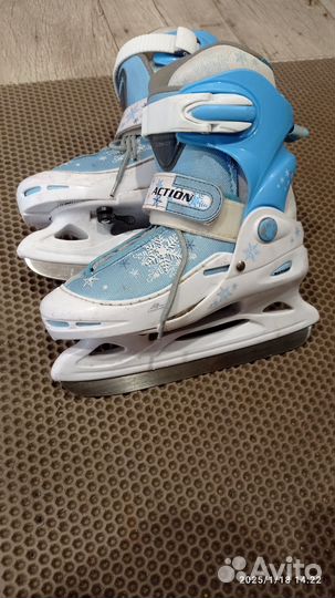 Коньки детские раздвижные