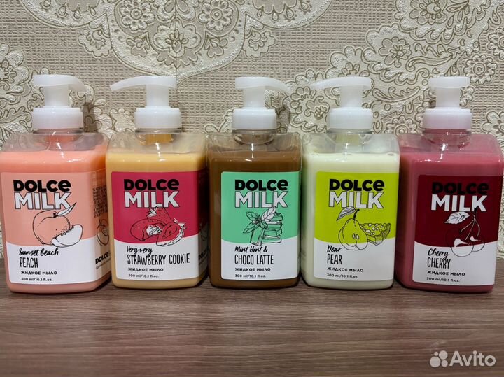 Мыло жидкое 300 мл dolce milk новое