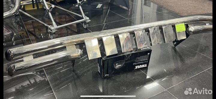 Защита переднего бампера двойная LC 200 2008