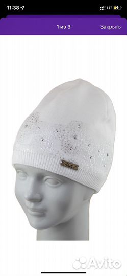 Шапки, шарфы новые