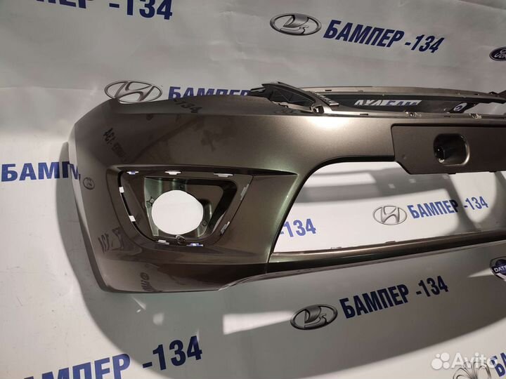 Бампер передний Лада Гранта золотисто-коричневый