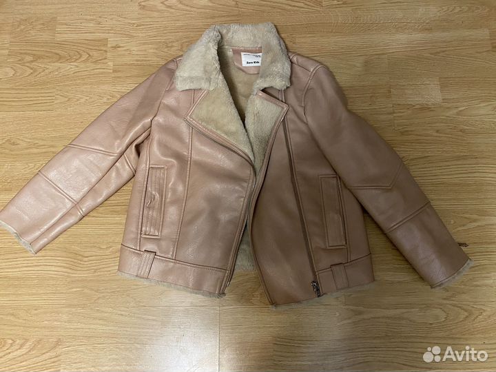 Дубленка zara для девочки