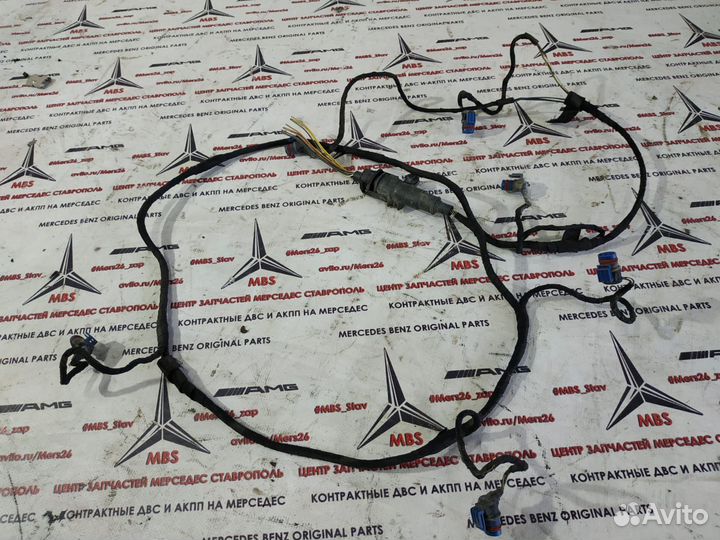 Проводка парктроников перед W211 Mercedes