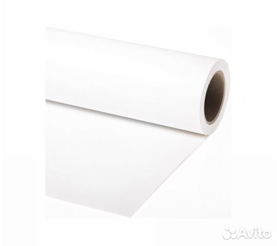 Фон бумажный Vibrantone 1,35х6м White 01 белый