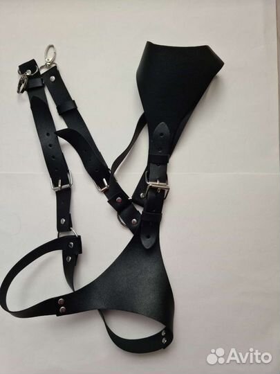 Новые подтяжки-портупея мужские кожаные