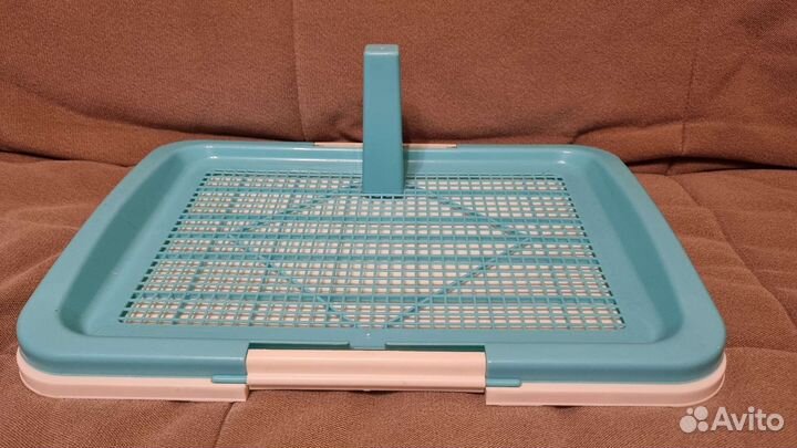 Лоток для собак со столбиком