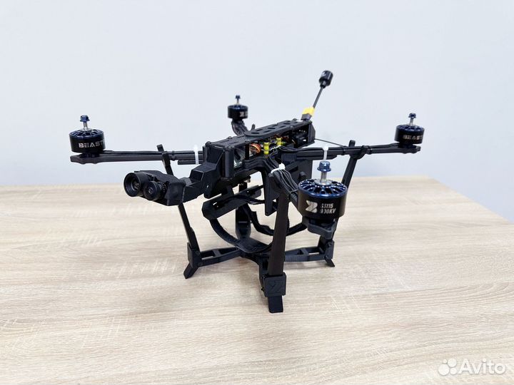 FPV дрон 10 дюймов Зверобой с тепловизором + сброс