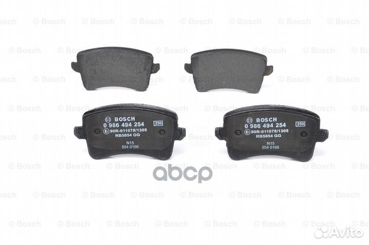 Колодки audi A4/A5/Q5 1.8-3.2FSI 2007 0 986 4