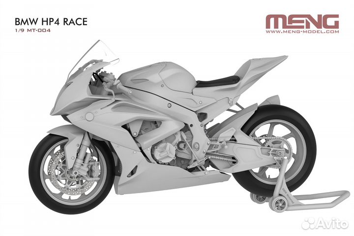 Meng MT-004 1/9 Мотоцикл BMW HP4 Race