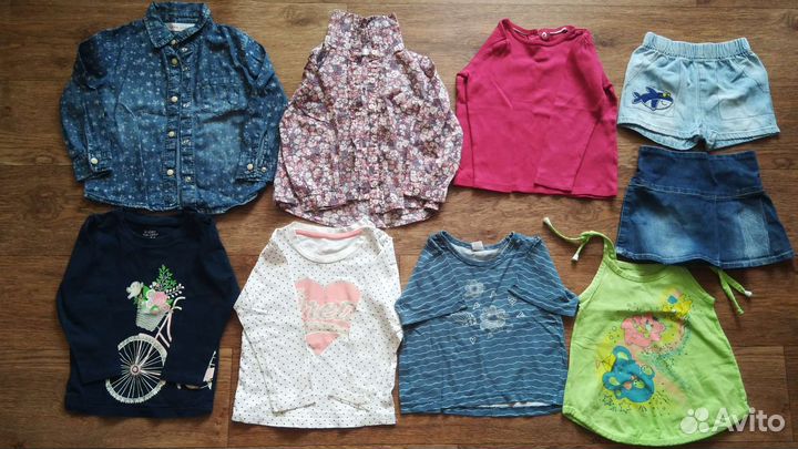 Пакет вещей на девочку 1-1,5 года