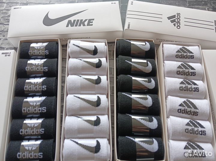 Носки Nike Adidas Reebok Puma