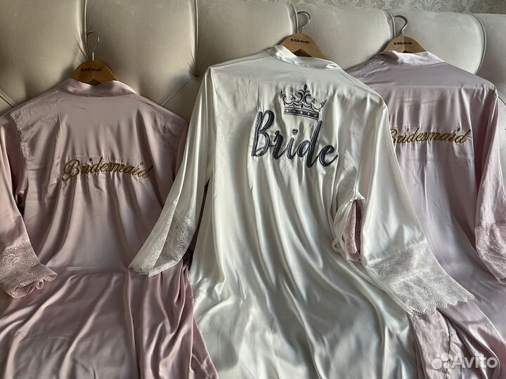 Шелковые халаты для девичника
