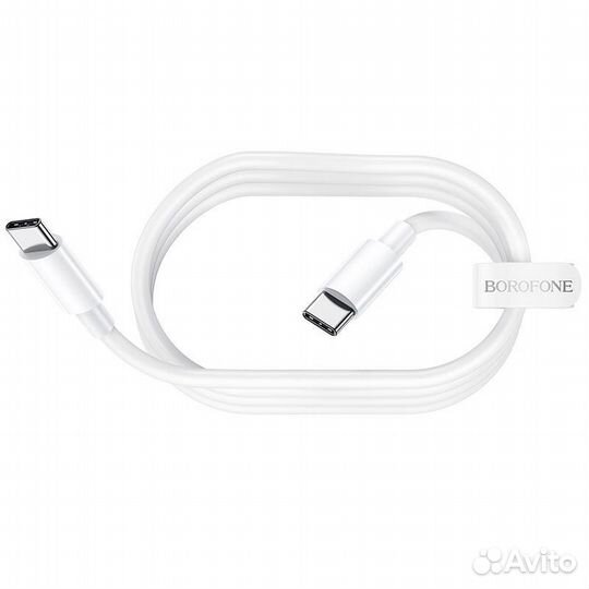 Кабель borofone BX-44 type-C PD 100W 1m White