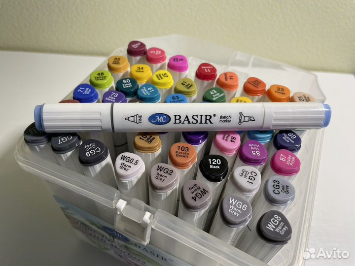 Маркеры для скетчинга двухсторонние