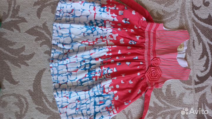 Продам пакет вещей б/у на девочку на рост 98-104