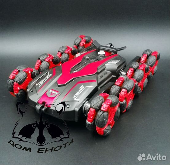 Lazer машинка перевертыш с дымом 8 колес