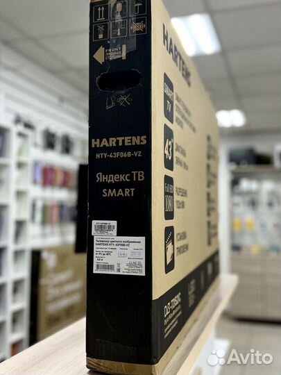 Новый SMART TV 43' Hartens с Алисой / Яндекс тв