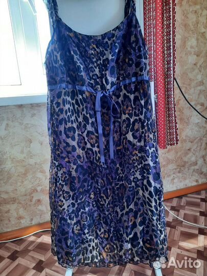 Сарафан 48-50 размер, шёлк 100