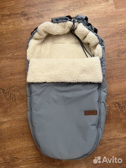 Конверт для новорожденного на овчине