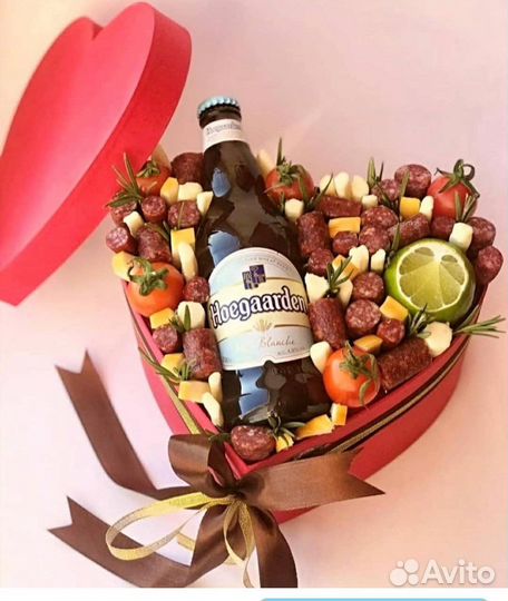 Мужской букет. Съедобный букет. Букет с пивом