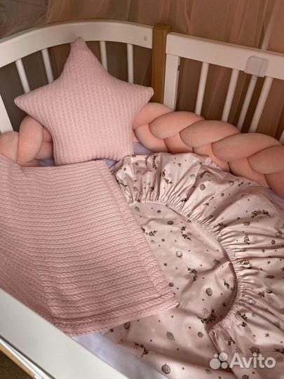 Бортики в кроватку, бортики косы новые