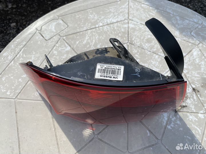 Фонарь задний левый volkswagen polo 5 Sedan