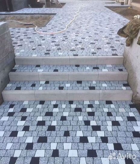 Укладка тротуарной плитки