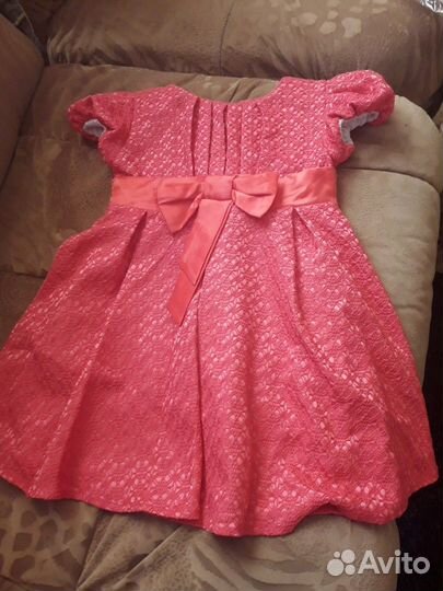 Платье детское розового цвета
