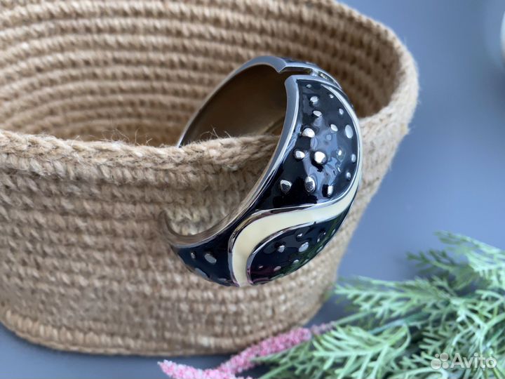 Браслет женский широкий металлический