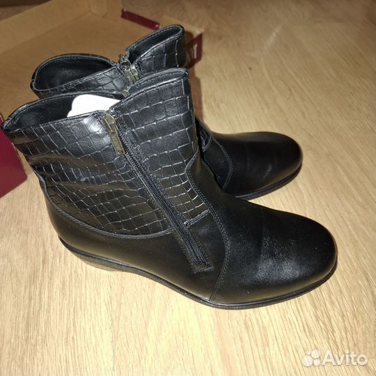 Полусапоги женские зимние кожа непромокаемые 40