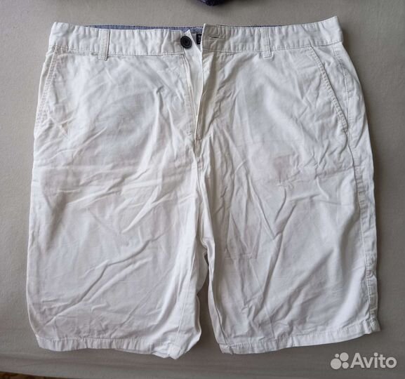 Шорты мужские летние белые bershka 50 Л