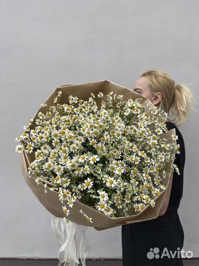 Ромашки в крафте