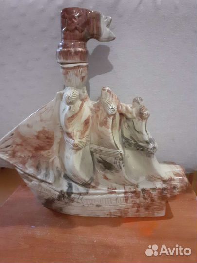 Декорации для аквариума корабль