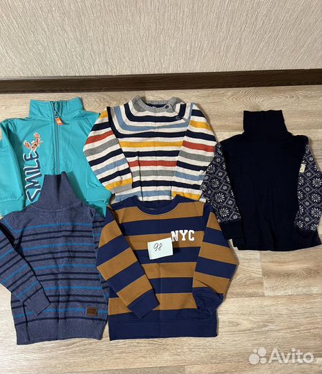 Вещи пакетом для мальчика 86-128