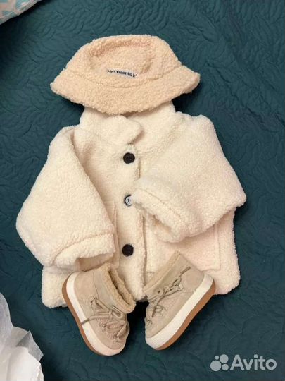 Детская зимняя теплая шапка, панамка, шляпа