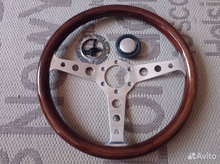 Оригинальный деревянный руль Momo Super indy