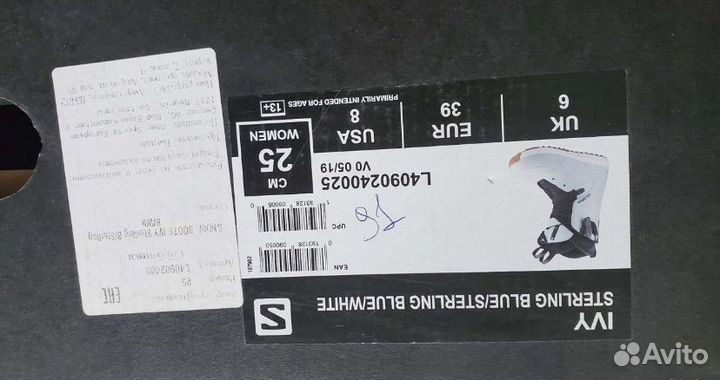 Сноубордические ботинки женские 38