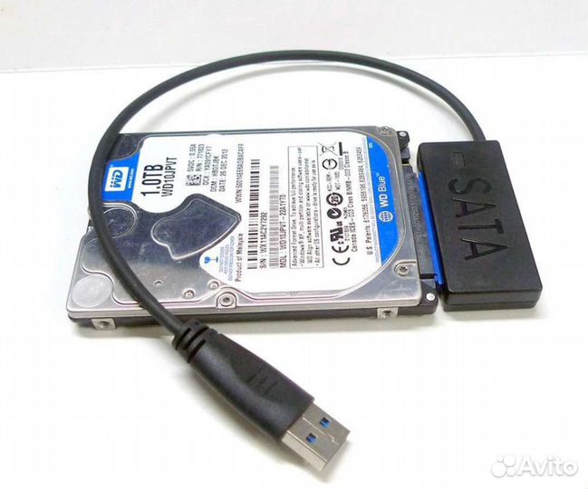 Переходник адаптер для жесткого диска SATA к USB