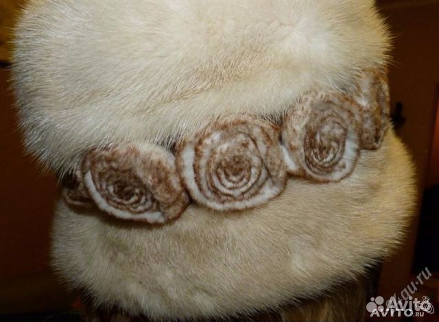 Норковая шапка авторской работы