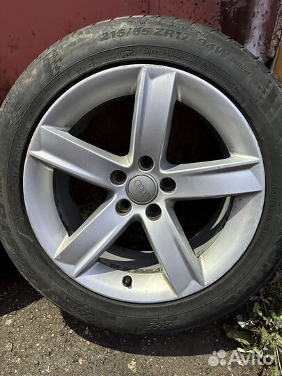 Оригинальные колёса Audi r17 ET28. 5х112